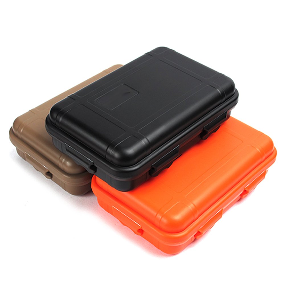 Large Outdoor Waterproof Shockproof Airtight Survival Case Container Storage Carry box shockproof Box EDC field survival tool