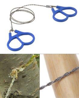 Outdoor Plastic Steel Wire Saw Ring Scroll Emergency Survival Gear Travel Camping Hiking Hunting Climbing Survival Tool Hot Sale